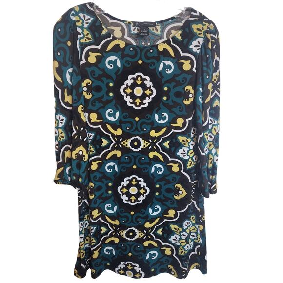 INC  Tunic, 3/4 Sleeves, Crew Neck, Small - Picture 1 of 5